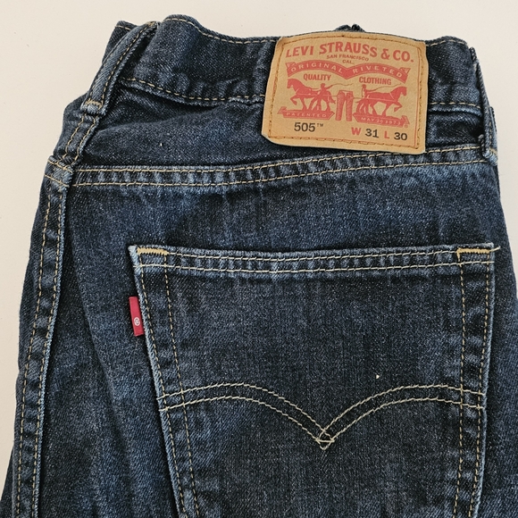 Levi's Other - Levi's 505 Men's Straight Jeans Classic Indigo Perfect Condition